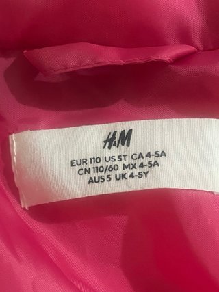 Giacca bambina rosa imbottita