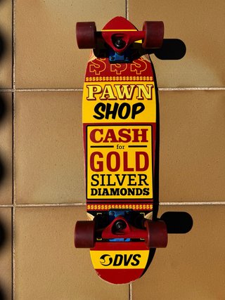 Longboard DVS Rojo Usado