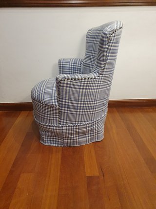 Butaca calzadora de tela