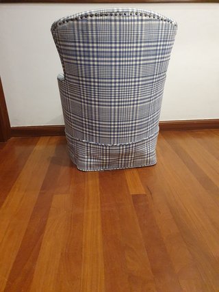 Butaca calzadora de tela