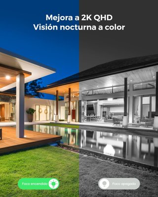 Cámara de vigilancia Reolink Lumus-2K de 4 MP