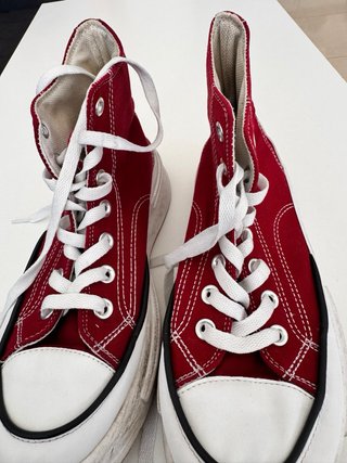 Converse Rojas Plataforma