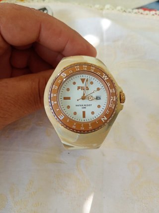 Orologio Fila Beige e Oro