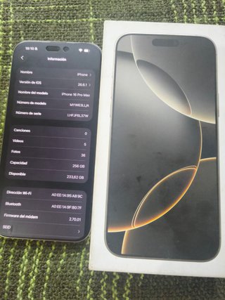 iPhone 16 Pro Max Plata