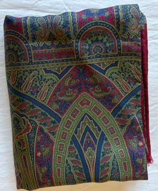 Sciarpa 100% Seta Vintage Paisley