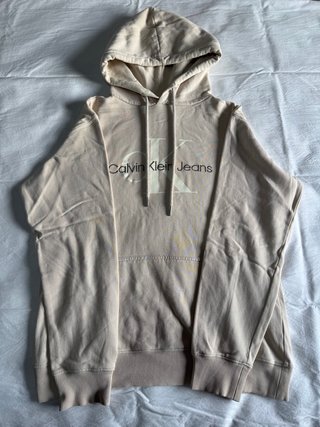 Calvin Klein Hoodie Bege