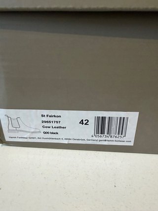 Botines Gant Negro Talla 43