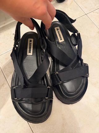 Sandalias Jil Sander Negras Talla 39-40