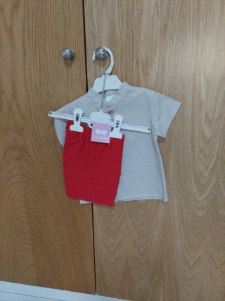 Conjunto niño Pipiolos camiseta y pantalón.