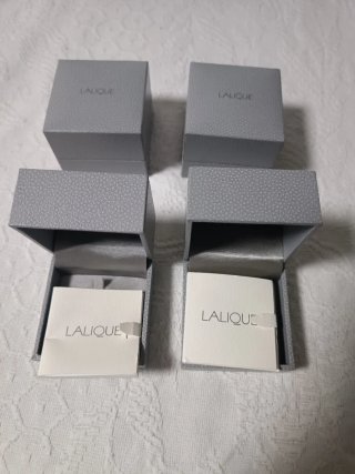 Caja Joyero Lalique Gris 6x6x5 cm