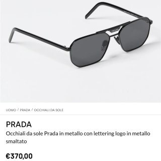 Gafas de Sol Prada Metal Negras