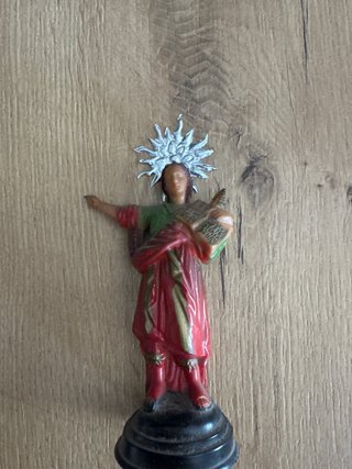 Nimbo plateado para Niño Jesús
