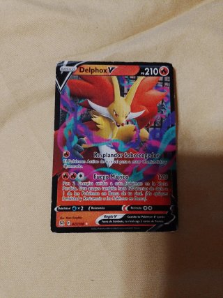 Carta Pokémon Delphox V 210 PS