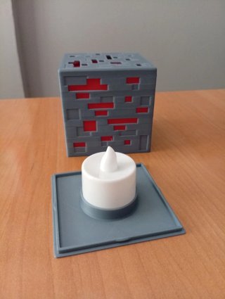 Lampada minerale Minecraft