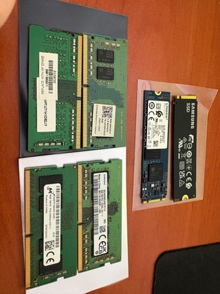 SSD y RAM para portátil