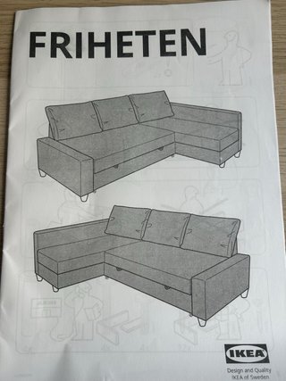 Sofá Cama Gris con Almacenamiento En garantía