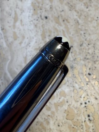 Bolígrafo Montblanc Solitaire Plata