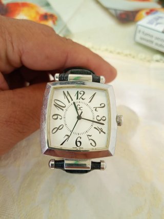 Orologio GC Quadrato Argento e Nero