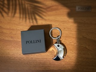 Portachiavi Pollini Luna Argento