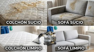 Servicio limpieza de colchones, sofas