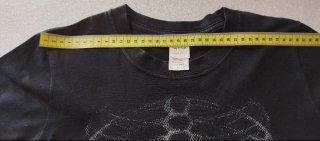 Camiseta Negra Rayos X Alien