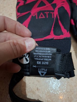 Guantes MATT esquí/snowboard rosa y negro