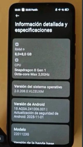 Xiaomi 12 impoluto