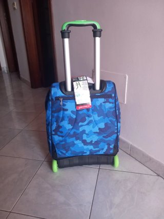 Zaino trolley Seven camouflage blu