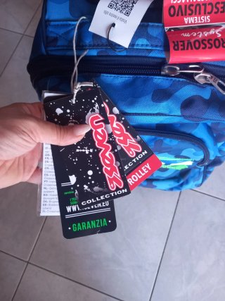 Zaino trolley Seven camouflage blu