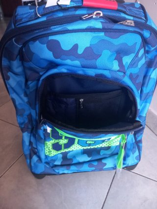 Zaino trolley Seven camouflage blu