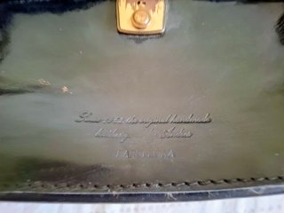 Maletín Cartera Cuero Auténtico Vintage Negro
