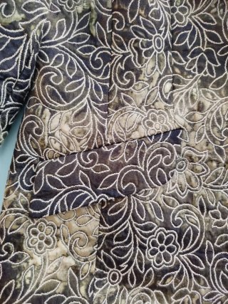 Blazer Canda ricamato floreale vintage