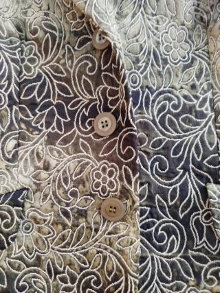 Blazer Canda ricamato floreale vintage