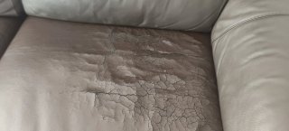 Sofá Chaiselongue Piel Marrón