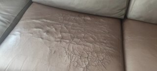 Sofá Chaiselongue Piel Marrón