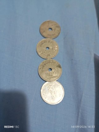 Lote monedas 100 y 25 pesetas 1925-1929