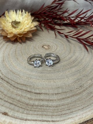 Pendientes Aro Mini Circonita