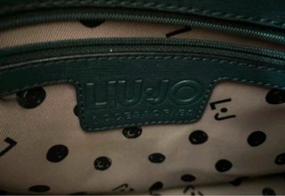 Borsa Liu Jo verde con dettagli oro