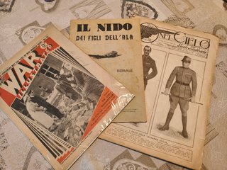 LOTTO 3 RIVISTE D'EPOCA - AVIAZIONE E GUERRA