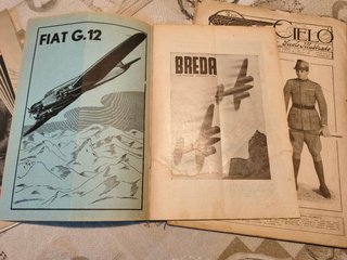 LOTTO 3 RIVISTE D'EPOCA - AVIAZIONE E GUERRA