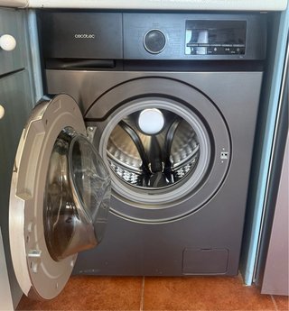 Lavadora Cecotec 9 kg Negra/Antracita