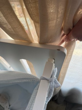 Cuna de bebé blanca