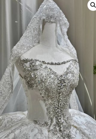 Vestido de Novia Gitana con Pedrería