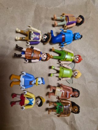Lote 10 Muñecos Playmobil diney Kinder Sorpresa