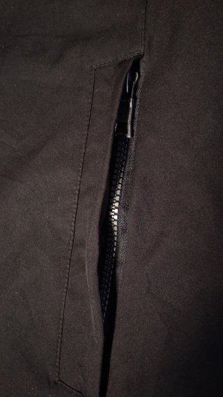 Chaqueta Nautica Negra Cuello Bordado