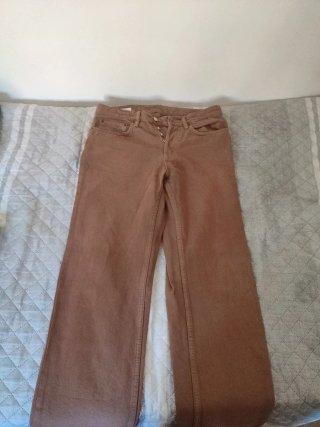 Pantalones Zara anchos marrones Talla 40