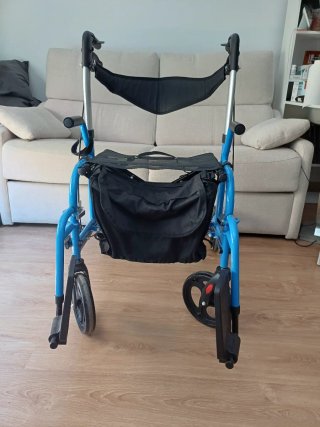 Andador VEVOR 4 Ruedas Azul