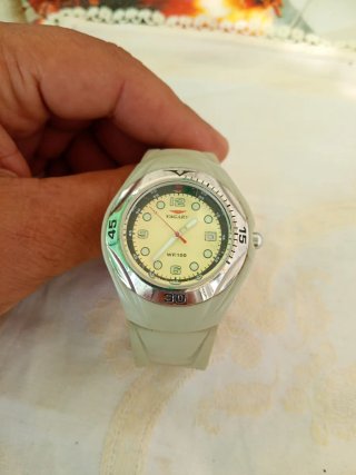 Orologio Vagary Beige e Argento