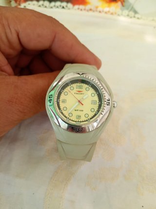 Orologio Vagary Beige e Argento