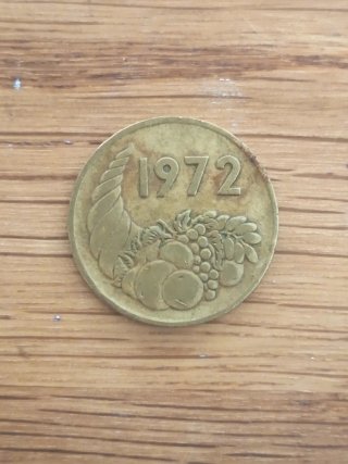Moneda Argelia 20 céntimos 1972